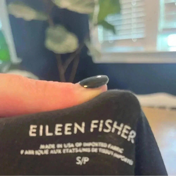 Eileen fisher loose black dress - Picture 2 of 2